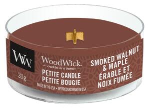 Świeca zapachowa WoodWick Petite Smoked Walnut & Maple
