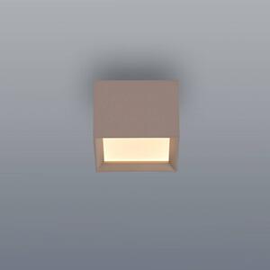 PURE Lampa sufitowa Manhatten, możliwość ściemniania, brązowy / mosiężny, przedpokój, aluminium, nowoczesny