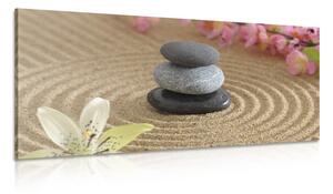 Obraz kamienie zen w piasku