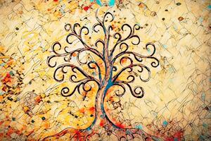 Obraz symbol drzewa życia