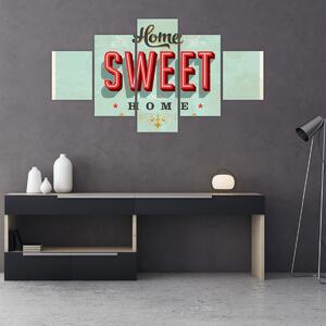 Obraz - Home sweet home (125x70 cm)