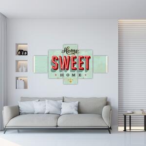 Obraz - Home sweet home (125x70 cm)