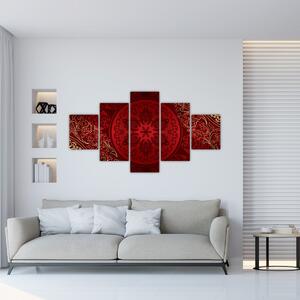 Obraz - Złote mandale (125x70 cm)