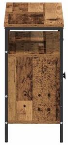 Szafka pod umywalkę z drzwiami stare drewno 80 x 30 x 60 cm