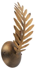 Złota lampa ścienna vintage - Botanica Oswietlenie wewnetrzne