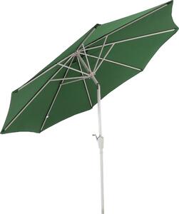 Parasol N18, parasol ogrodowy, Ø 2,7m uchylny poliester/aluminium 5kg ~ zielony