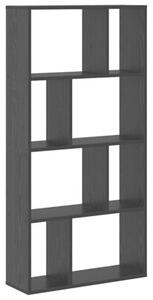 Szafka na książki czarny dąb 60 x 20 x 102,5 cm