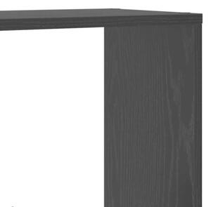 Szafka na książki czarny dąb 60 x 20 x 102,5 cm