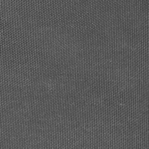 Trójkątny żagiel ogrodowy z tkaniny oxford, 5x5x5 m, antracyt