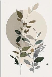 Obraz minimalistyczne rośliny w stylu boho