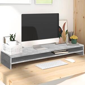 Podwójna półka na biurko beton - Agave