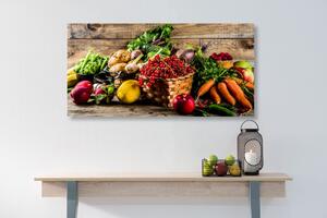 Obraz świeże owoce i warzywa