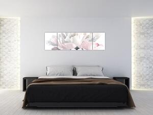Obraz - Kwiat róży (170x50 cm)