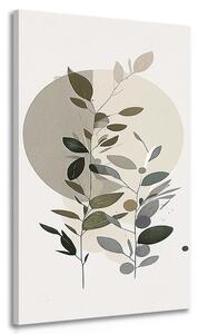 Obraz minimalistyczne rośliny z nutą bohemy