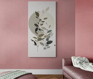 Obraz minimalistyczne rośliny z nutą bohemy