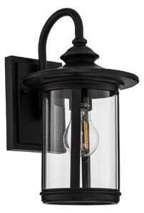 Zewnętrzna Lampa Lindby, Zayn, ściemnialny, czarny, balkon, metal, antyczny