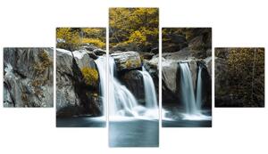 Obraz - Wodospady, Lushan, Chiny (125x70 cm)