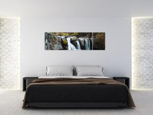 Obraz - Wodospady, Lushan, Chiny (170x50 cm)