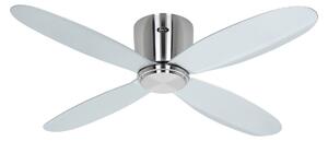 ECO PLANO II Inteligentny wentylator sufitowy Ø 112 cm, srebrny – CasaFan CasaFan, Eco Plano II, metaliczny, salon, tworzywo sztuczne, nowoczesny