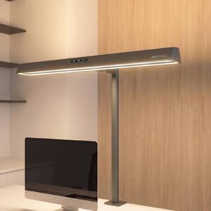 Lampka z klipsem Shax Arcchio, możliwość ściemniania, czarny, biuro, metal, nowoczesny