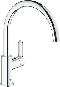 GROHE 31367001 Jednouchwytowa bateria zlewozmywakowa BauEdge 31367_1 wysoka wylewka GROHE ZERO chrom