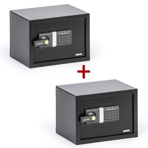 Sejf meblowy z zamkiem elektronicznym1+1 GRATIS, 250 x 350 x 250 mm