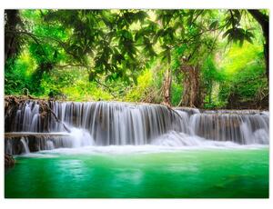 Obraz wodospadu w Kanchanaburi, Tajlandia (70x50 cm)