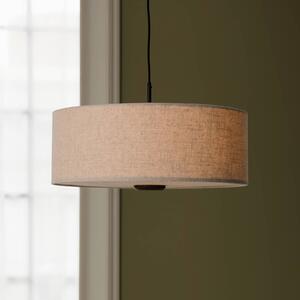 Globen Lighting Lampa wisząca Bosco 55, możliwość ściemniania, kremowy / amber, salon / jadalnia, tkanina / materiał / jedwab, skandynawski