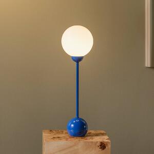 Globen Lighting Lampa stołowa Ripley, niebieski, salon / jadalnia, metal, design