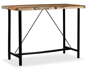 Stolik barowy z litego drewna odzyskanego, 150 x 70 x 107 cm