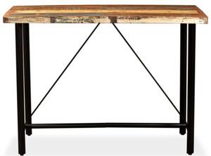 Stolik barowy z litego drewna odzyskanego, 150 x 70 x 107 cm