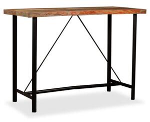 Stolik barowy z litego drewna odzyskanego, 150 x 70 x 107 cm