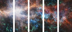 5-częściowy obraz nieskończona galaktyka