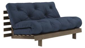 Ciemnoniebieska rozkładana sofa 140 cm Roots – Karup Design