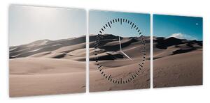 Obraz - Z pustyni (z zegarem) (90x30 cm)