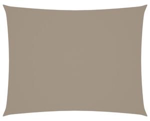 Prostokątny żagiel ogrodowy, tkanina oxford, 5x6 m, taupe
