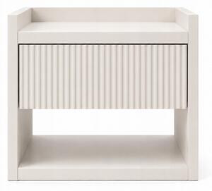 Stolik nocny NUVIA DUO 35'' kaszmir, ryfle, wiszący