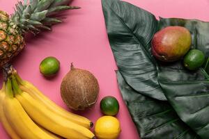 Fototapeta mieszanka owoców tropikalnych