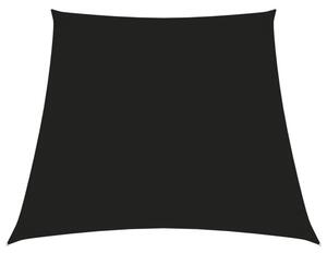 Żagiel ogrodowy, tkanina oxford, trapezowy, 2/4x3 m, czarny
