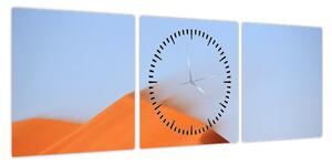 Obraz piaszczystej pustyni (z zegarem) (90x30 cm)