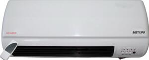 Emaga Ceramiczny wentylator termiczny do montażu naściennego Bastilipo CS2000 2000W Srebro Biały