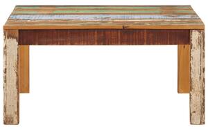 Stolik kawowy, 80 x 80 x 40 cm, lite drewno z odzysku