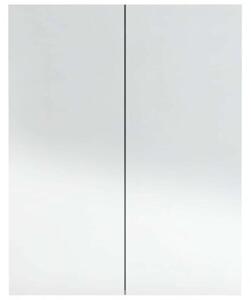 Szafka łazienkowa z lustrem, 60x15x75 cm, mdf, antracytowa