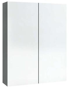 Szafka łazienkowa z lustrem, 60x15x75 cm, mdf, antracytowa