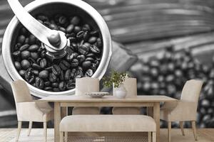Fototapeta czarno-biały młynek do kawy w stylu vintage