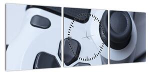 Obraz - Kontroler gier (z zegarem) (90x30 cm)