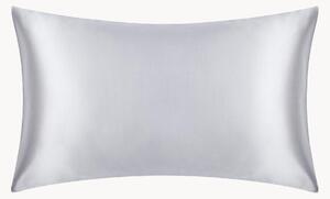 Poszewka na poduszkę z jedwabiu Pearl Grey
