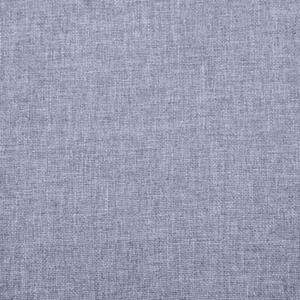 Sofa 3-osobowa, materiaÅowa, jasnoszara