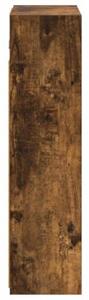 Szafka z lustrem do łazienki dąb wędzony 43 x 16 x 62.5 cm