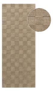 Brązowy wełniany chodnik tkany ręcznie 80x200 cm Scala – Villeroy&Boch
